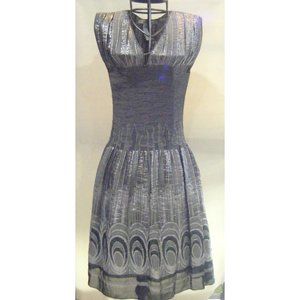 Gorgeous Max Studio Silver Gray Dress Size XS